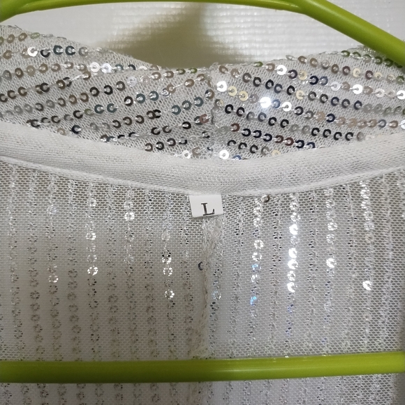 Semi sheer sparkley cover up - Picture 3 of 5